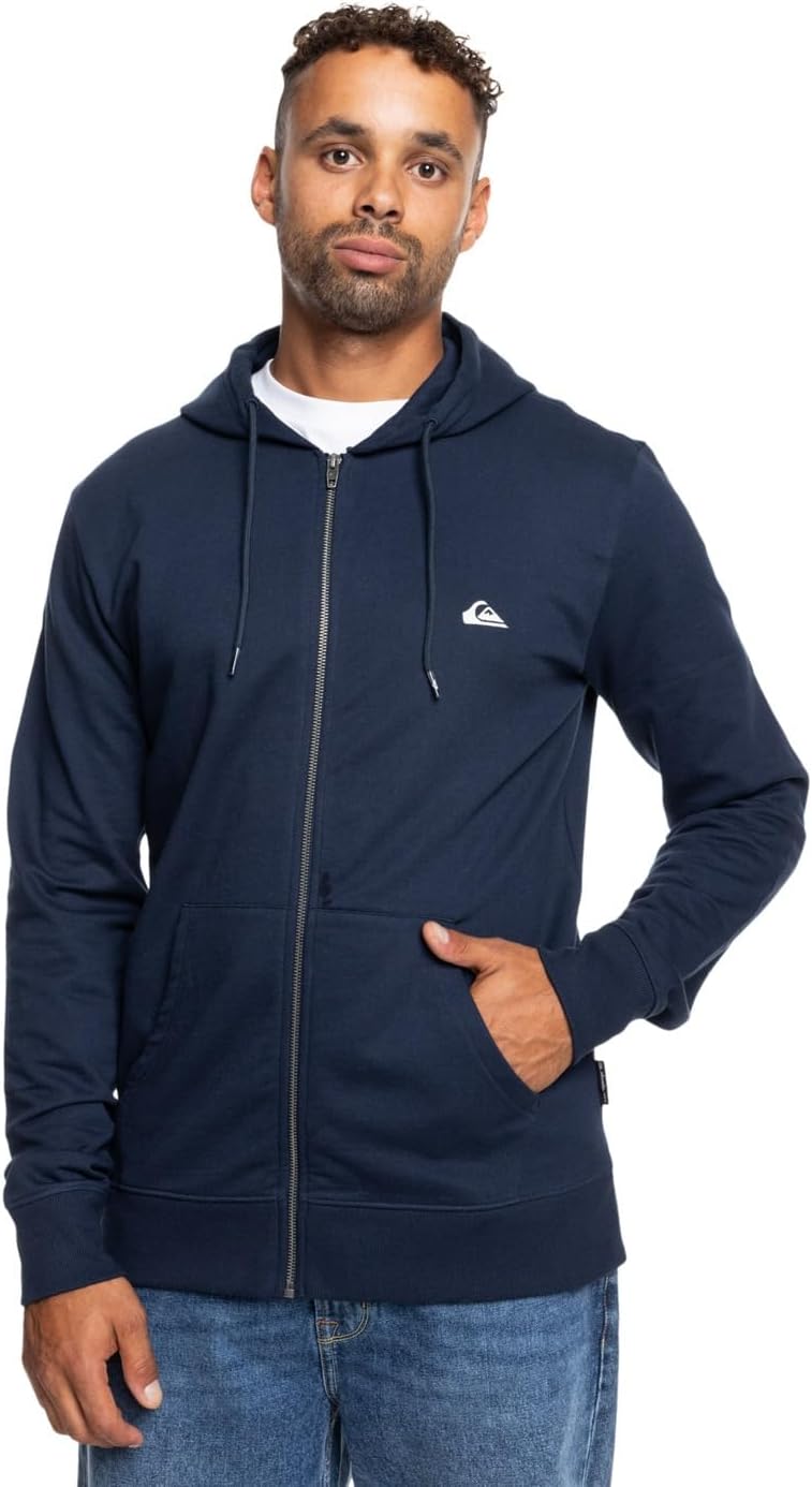 Detalle de Quiksilver Keller Block Zip Maglione Uomo (Pacco da 1) – stile casual e praticità