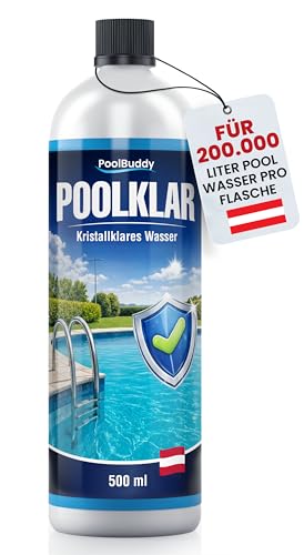 Detalle de PoolBuddy Poolklar 500 ml – Kristallklares Wasser für Pool, Planschbecken und Whirlpool