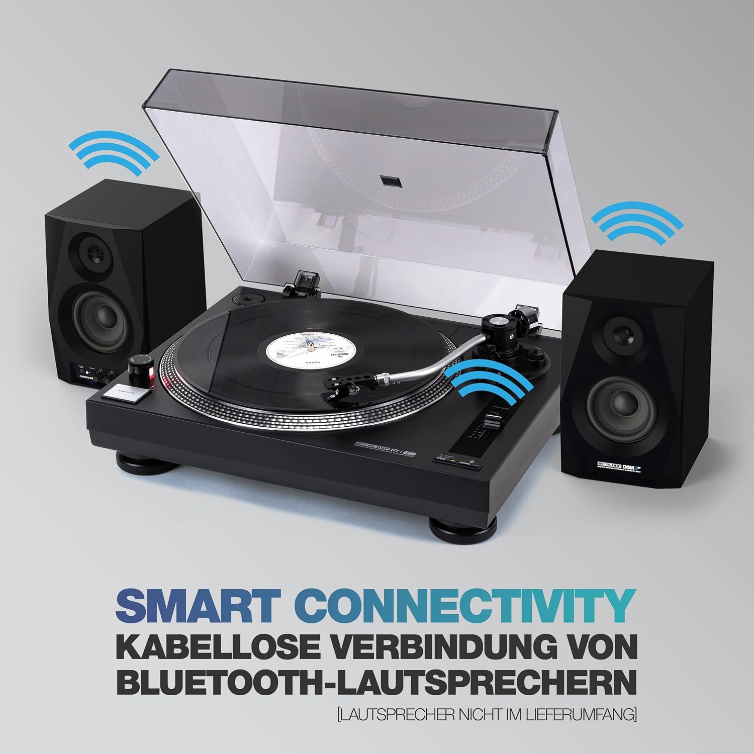 Thumbnail 6 de Reloop RT-1 BT – gramofon paskowy Bluetooth z wkładką OM Black Ortofon