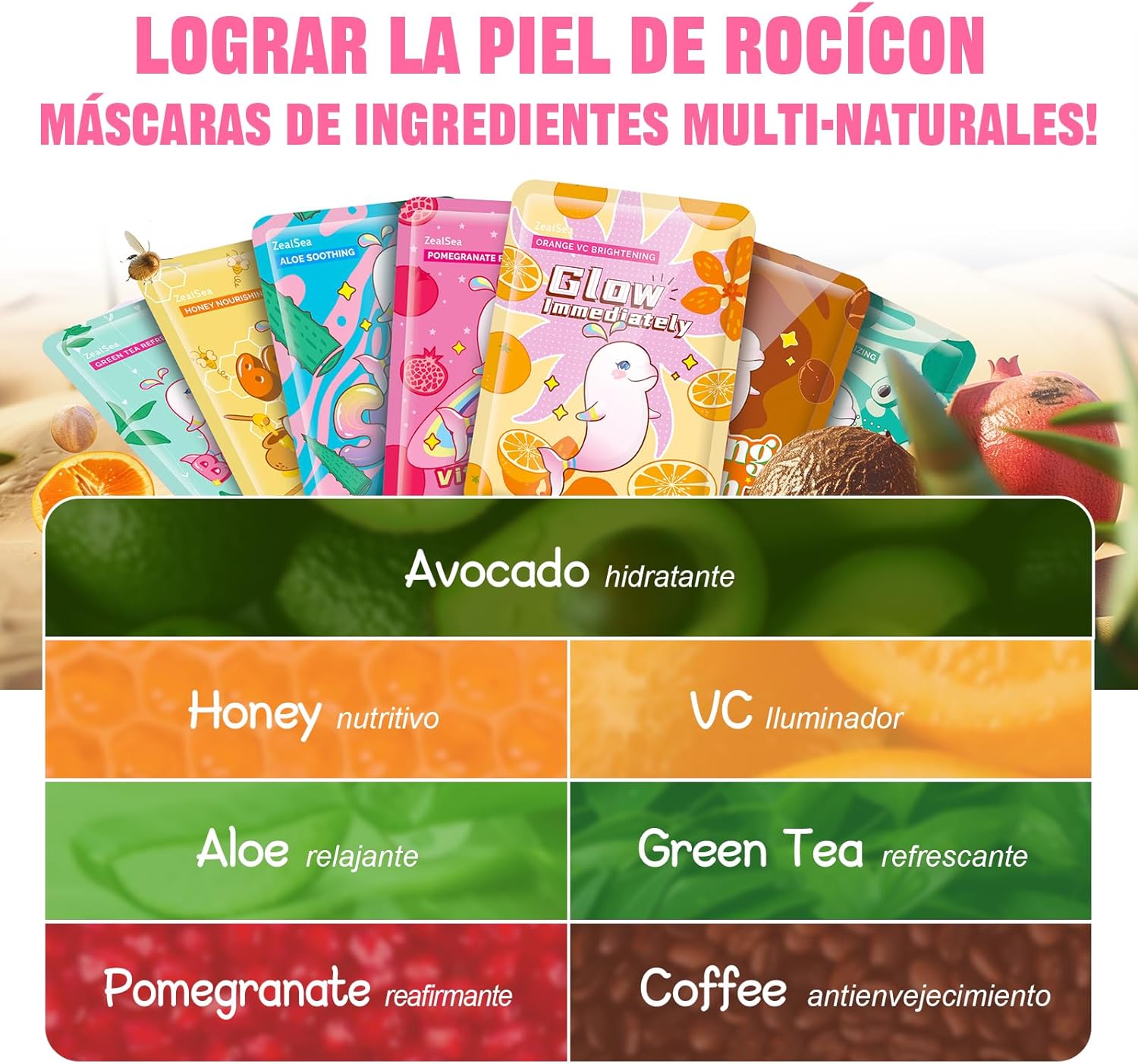 Thumbnail 3 de ZealSea Skincare Mascarilla Facial 🎁 Set Regalo Belleza 7 Piezas