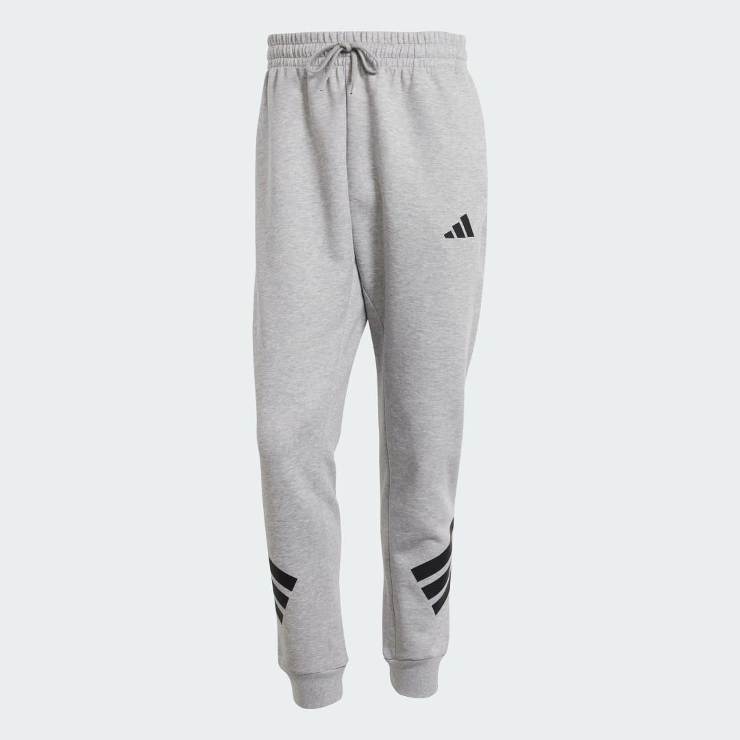 Detalle 2 de Pantalón Future Icons 3 Stripes de Adidas – Gris, estilo y comodidad para el día a día