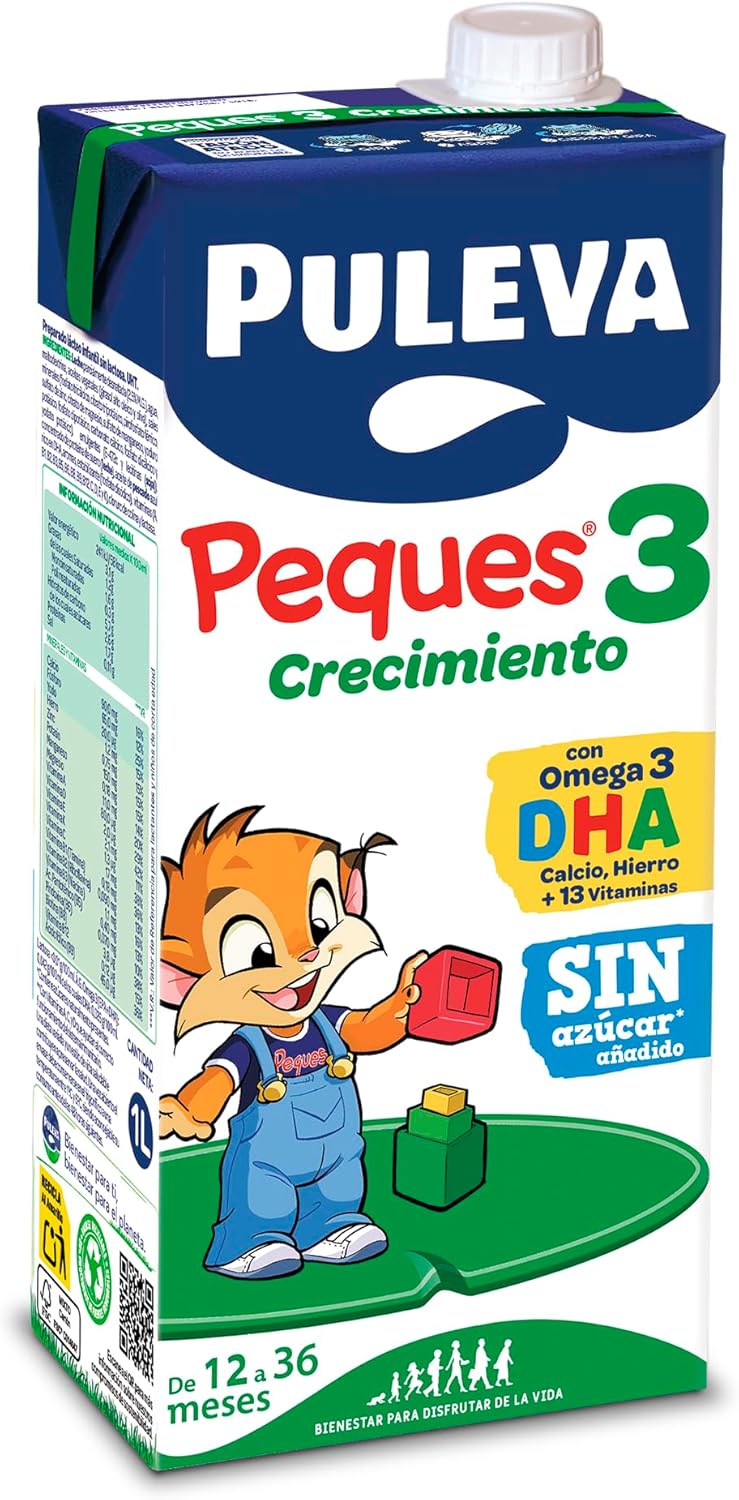 Thumbnail 2 de Puleva Peques 3 Crecimiento 12-36 meses 🧸 Caja 6L