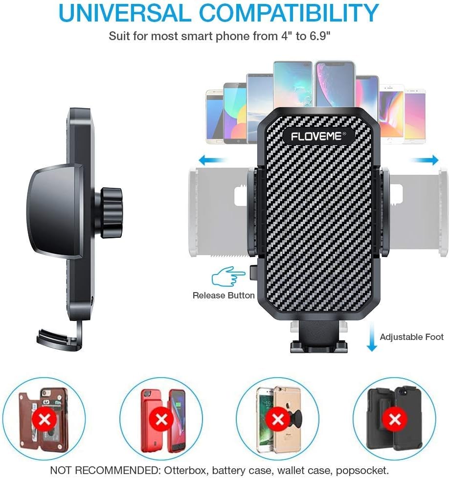 Thumbnail 4 de FLOVEME Car Phone Holder windsreen gooseneck for iPhone 13
