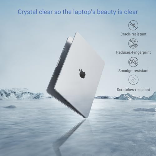 Thumbnail 5 de MOSISO Funda rígida transparente para MacBook Air 13,6” (Modelos A3449/A3240/A3113/A2681) 2022-2026 - carcasa de policarbonato