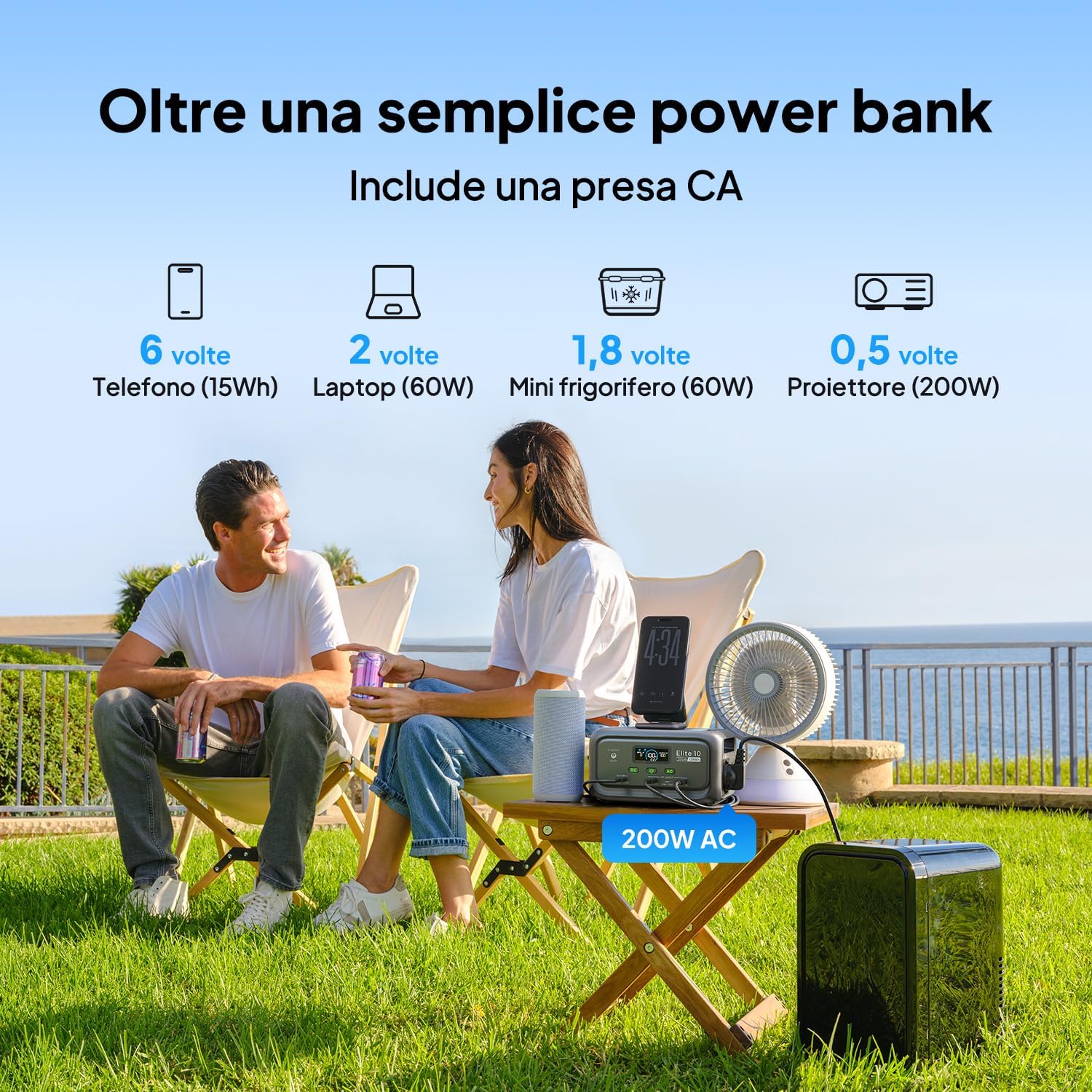 Thumbnail 1 de BLUETTI Elite 10 Mini stazione di energia portatile 128Wh ⚡