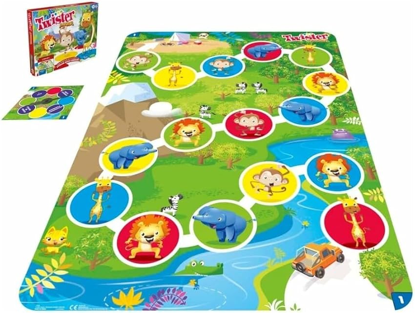 Thumbnail 2 de Hasbro Gaming Twister Junior Aventura con Animales 🐾