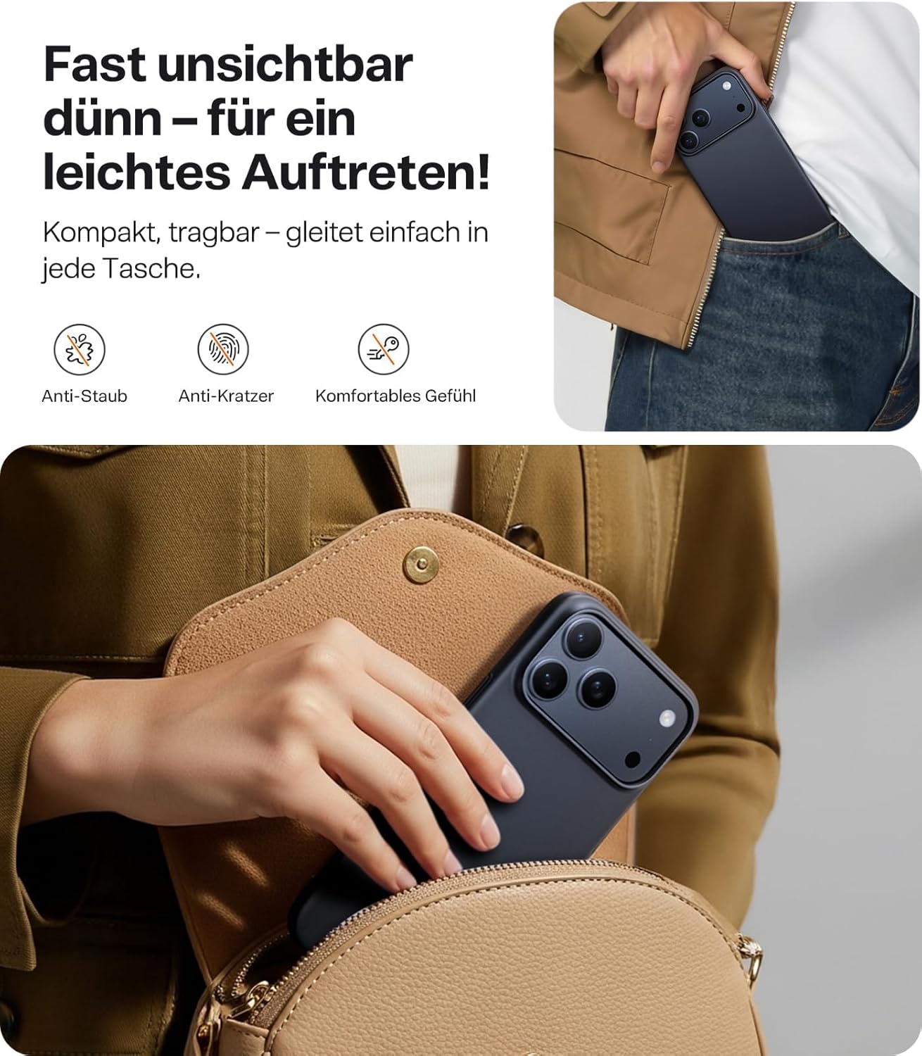 Thumbnail 6 de TORRAS Ultra Dünn Hülle für iPhone 17 Pro Max mit MagSafe – 0,07 cm Dicke, 19N Magnetkraft