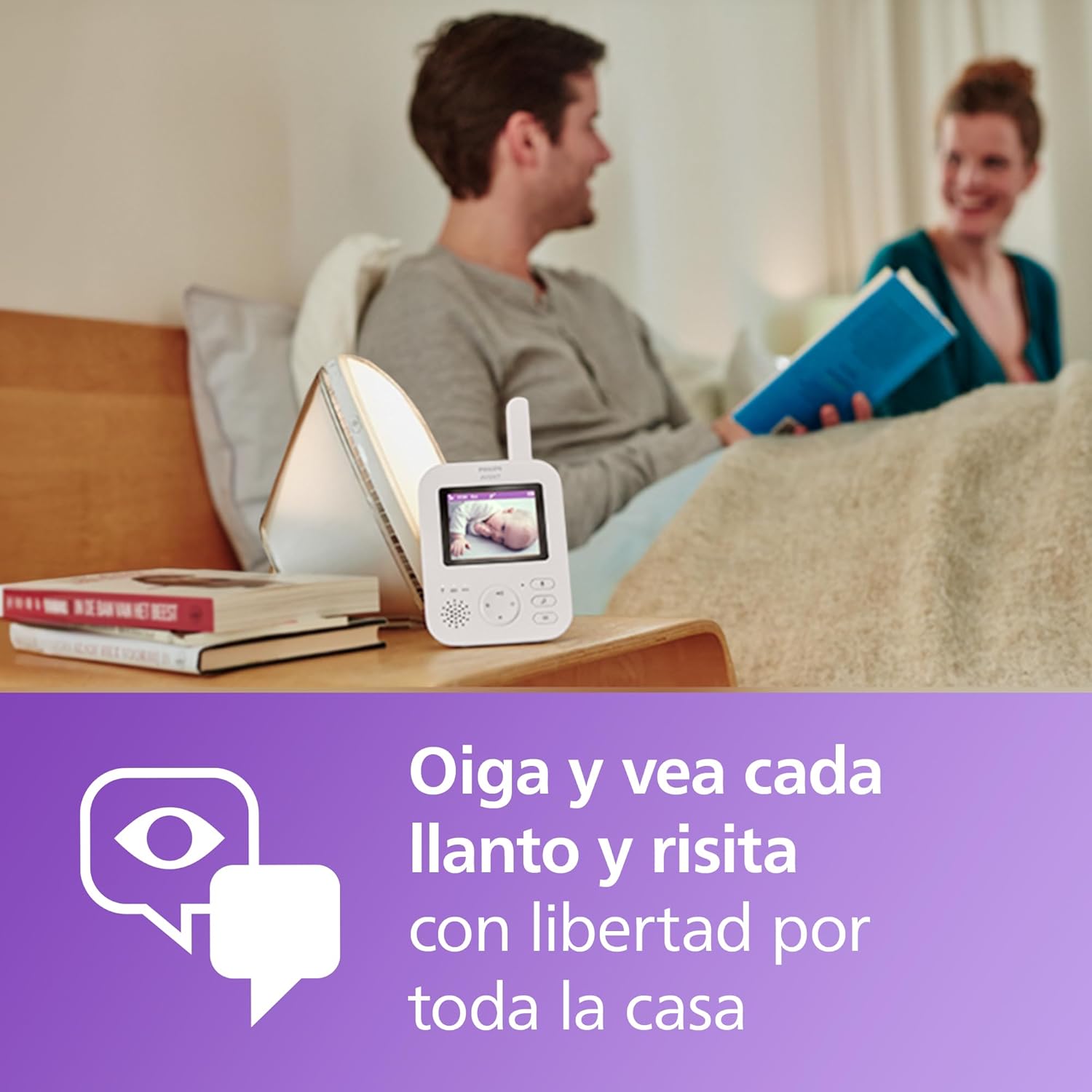Detalle 2 de Philips Avent SCD881/26 Vigilabebés con Cámara y Audio