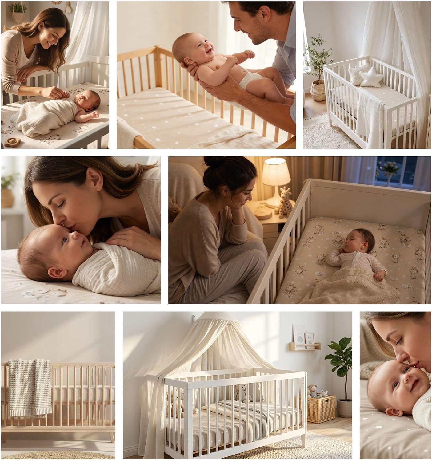Detalle 2 de Totsy Baby babymatras 60 x 120 cm van schuim met ademende, wasbare hoes