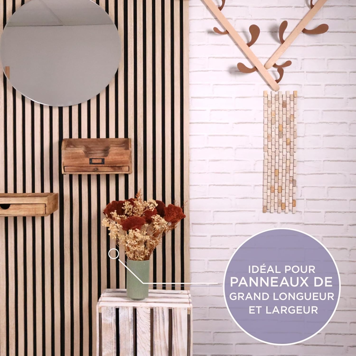 Thumbnail 6 de Pattex Colle Fixation Panneaux Décoratifs 470 g — fixation multi-matériaux, ultra robuste