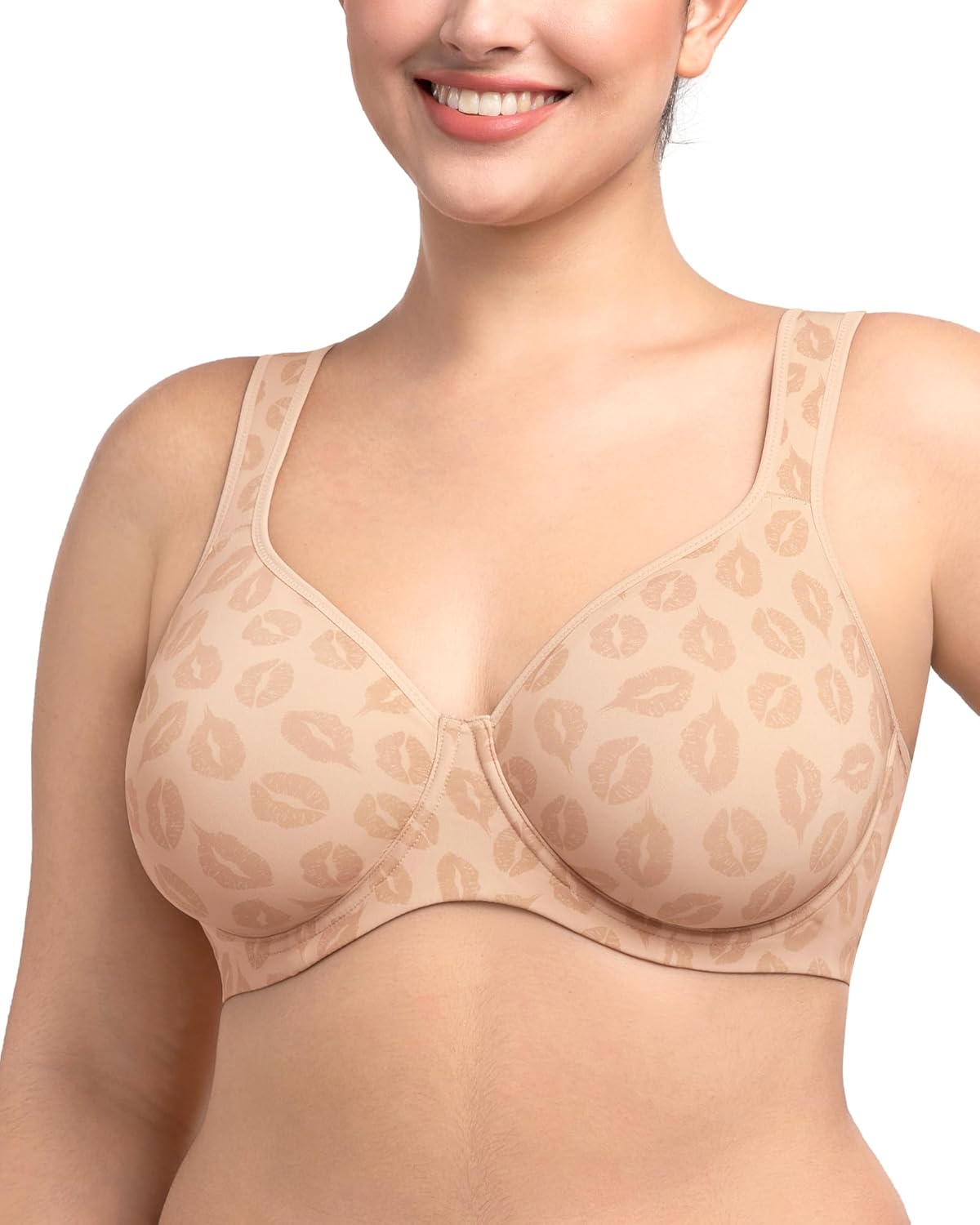 Thumbnail 6 de HSIA Minimizer Full Coverage Plus Size Unlined Underwire Smooth Bra (Joan Ultimate Soft)