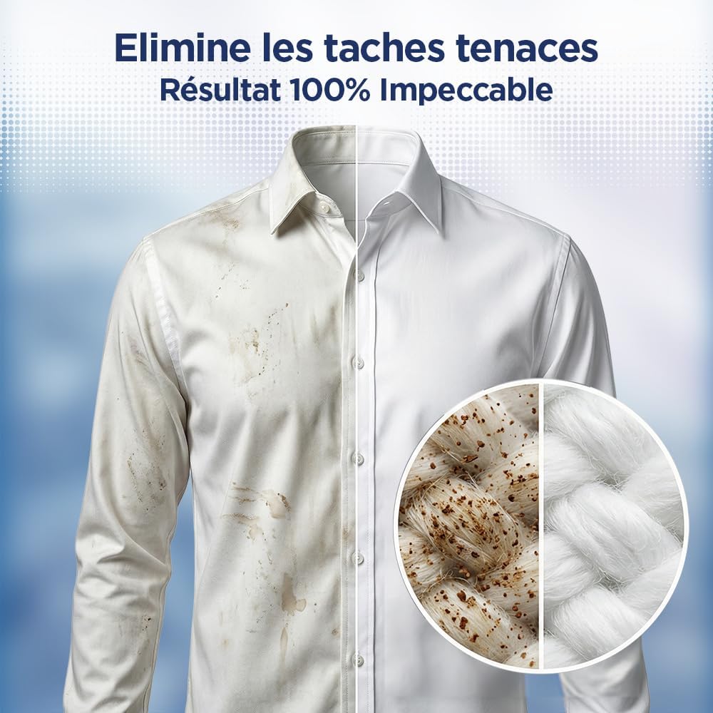 Detalle de Skip Capsule Lessive Tout en 1 Active Clean – Élimine les taches dès le premier lavage (38 lavages)