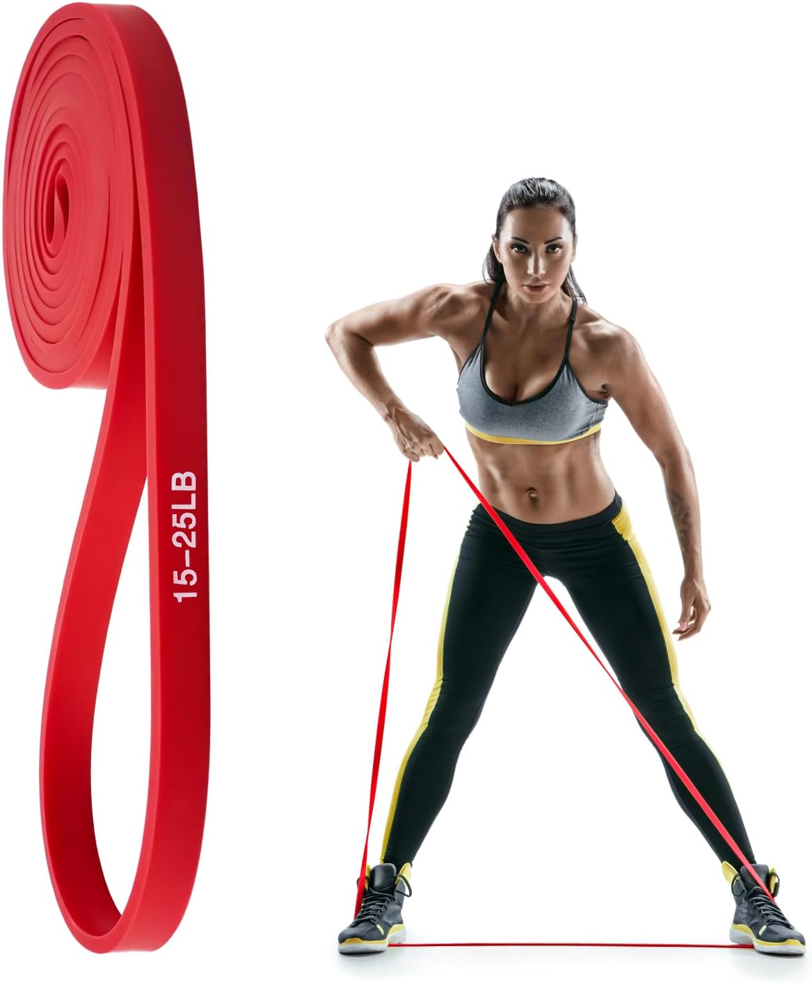 Detalle de JATEKA Gomas Elasticas Musculacion de látex (bandas elásticas fitness) para fuerza, yoga y rehabilitación