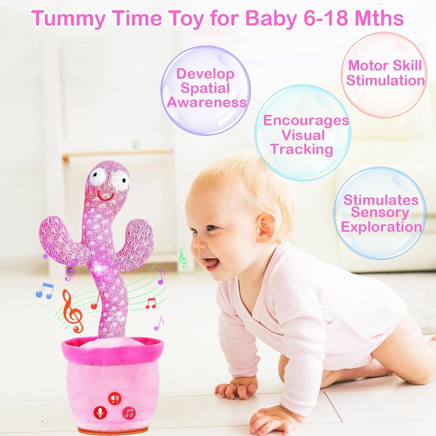 Thumbnail 4 de Baby Dancing Talking Cactus Toy
