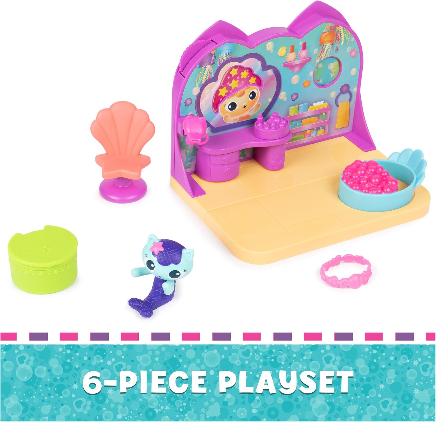 Detalle 1 de Gabby Dollhouse - Playset Deluxe Le SPA 🌟 diversión mágica niña