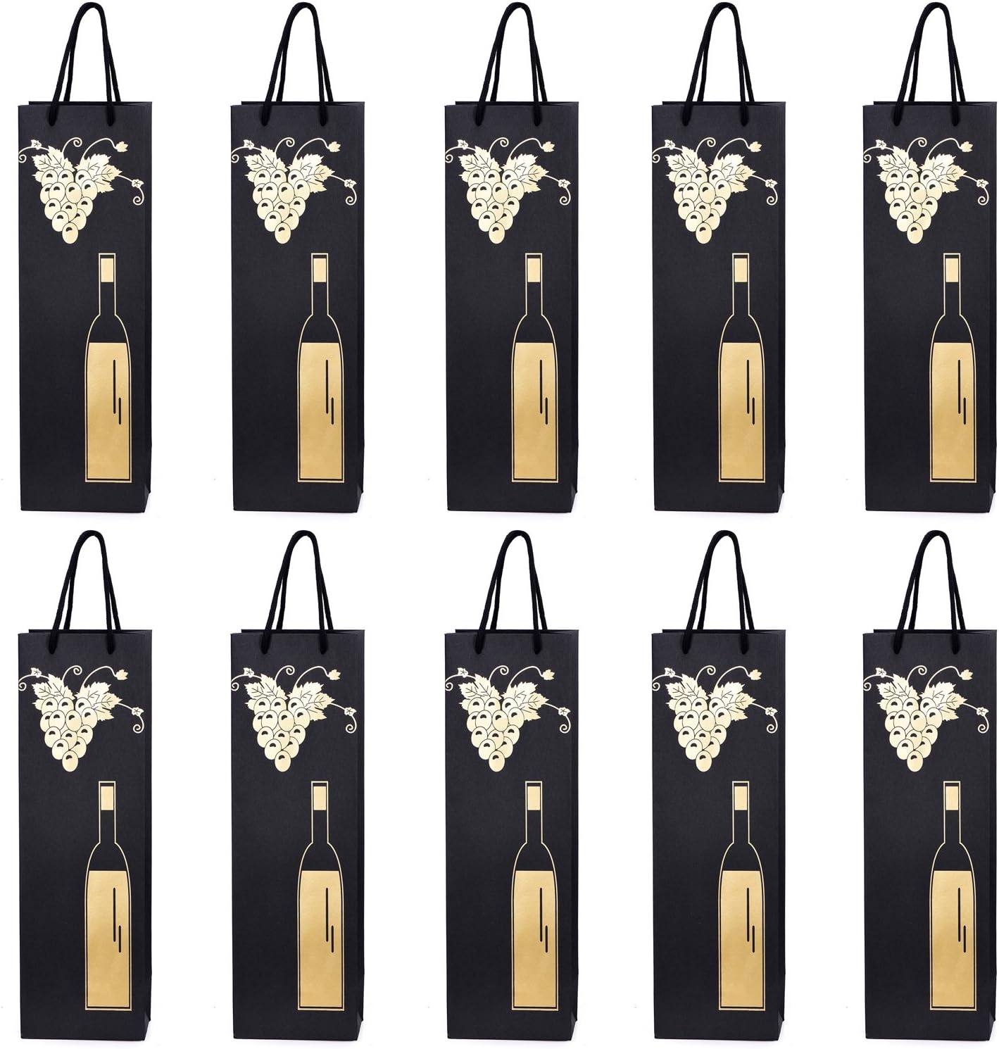 Sacs à bouteilles 10 pièces vin 40x12x9 cm