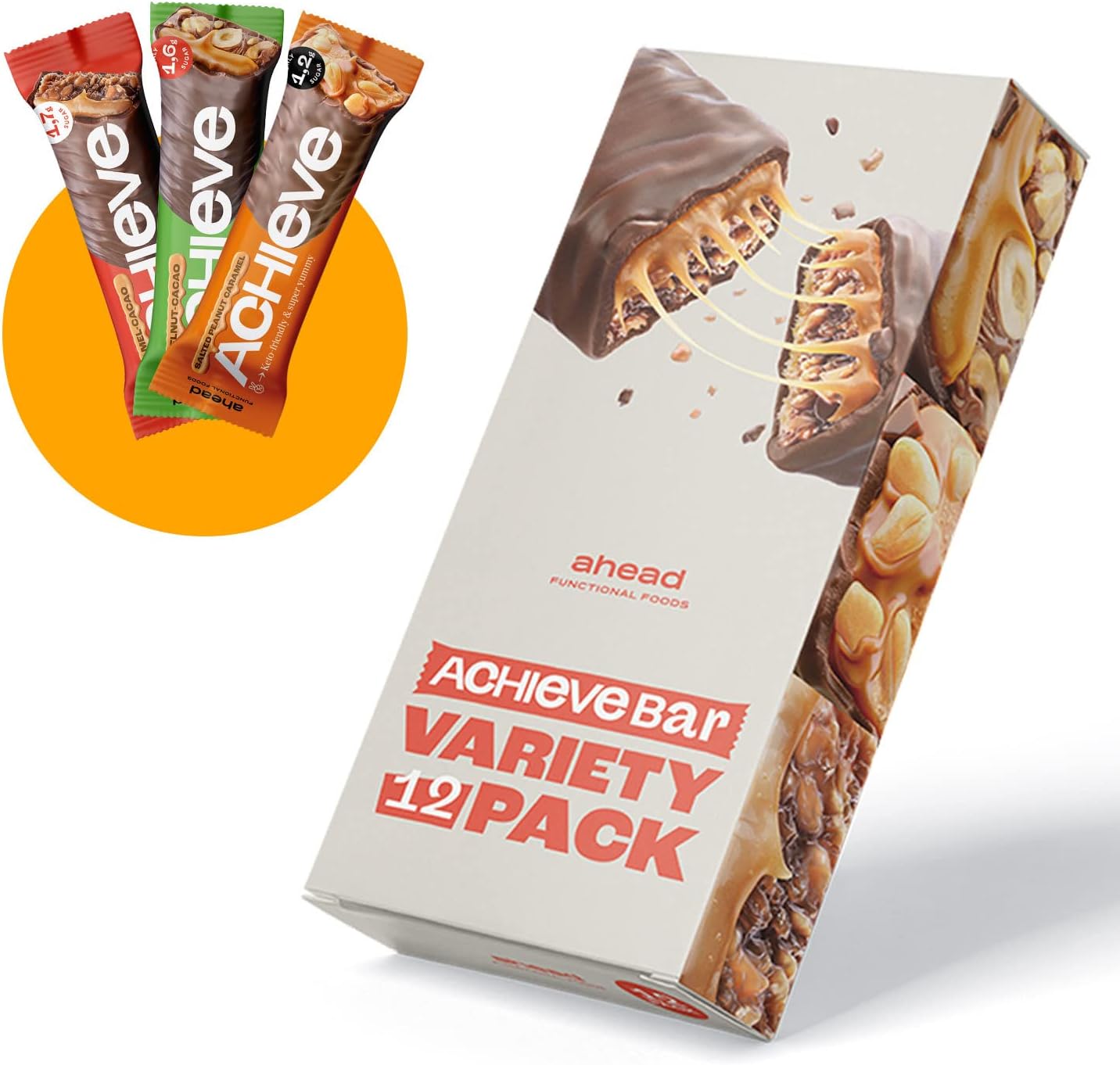 Thumbnail 6 de ahead Barrette chetogenica low carb 5g