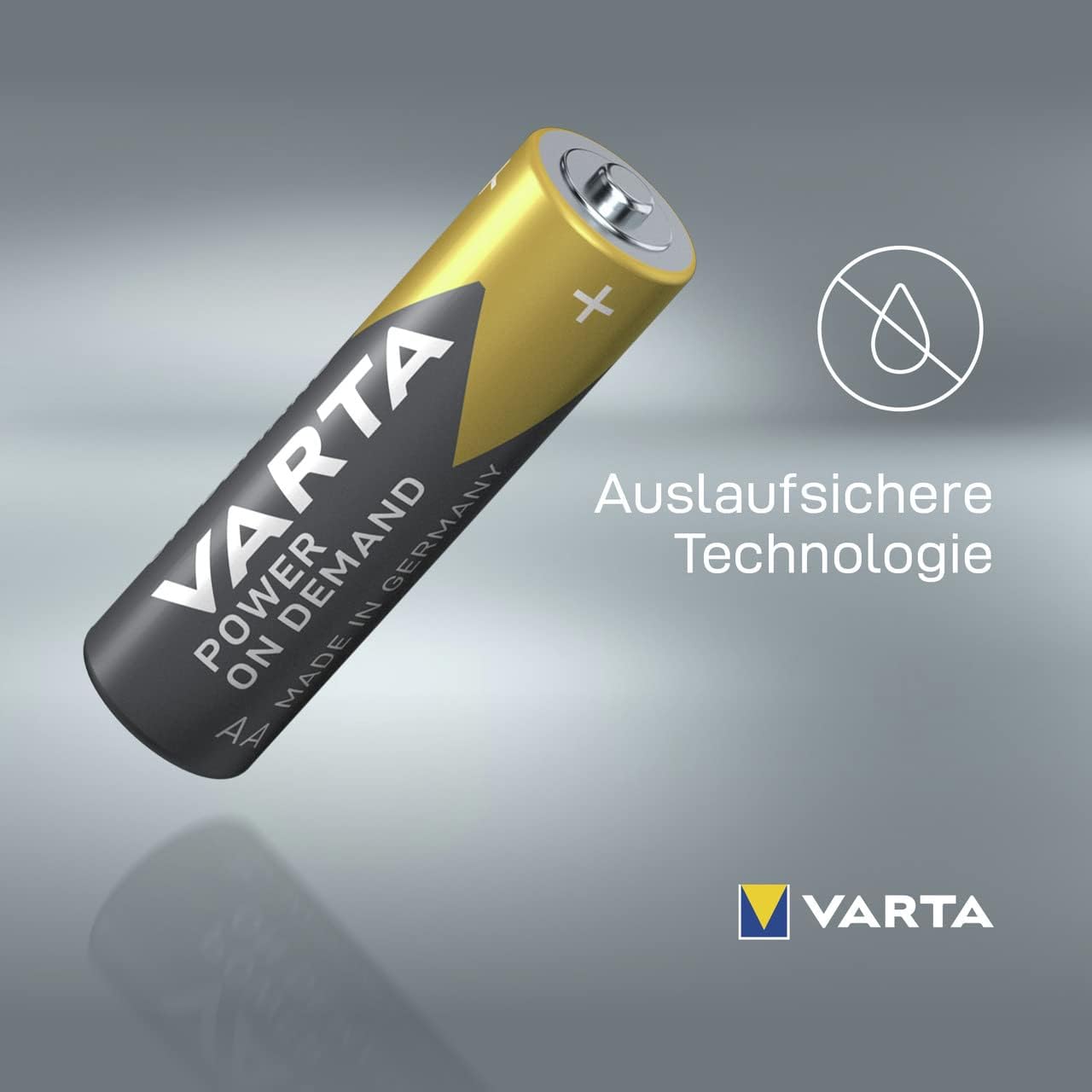 Detalle de VARTA AA – 40 Stück Power on Demand Alkaline 1,5V Vorratspack in umweltschonender Verpackung