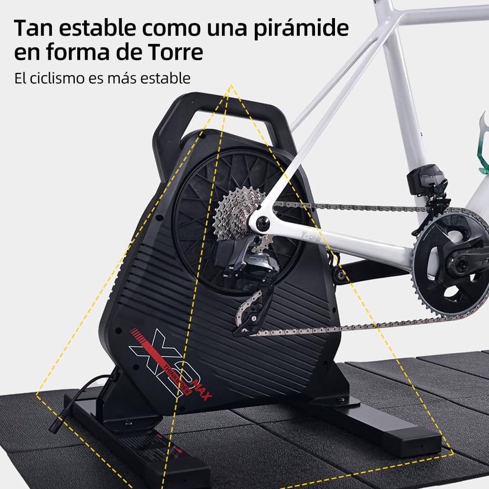 Detalle de ThinkRider X2Max Smart Trainer Direct Drive: allenatore silenzioso con misurazione potenza