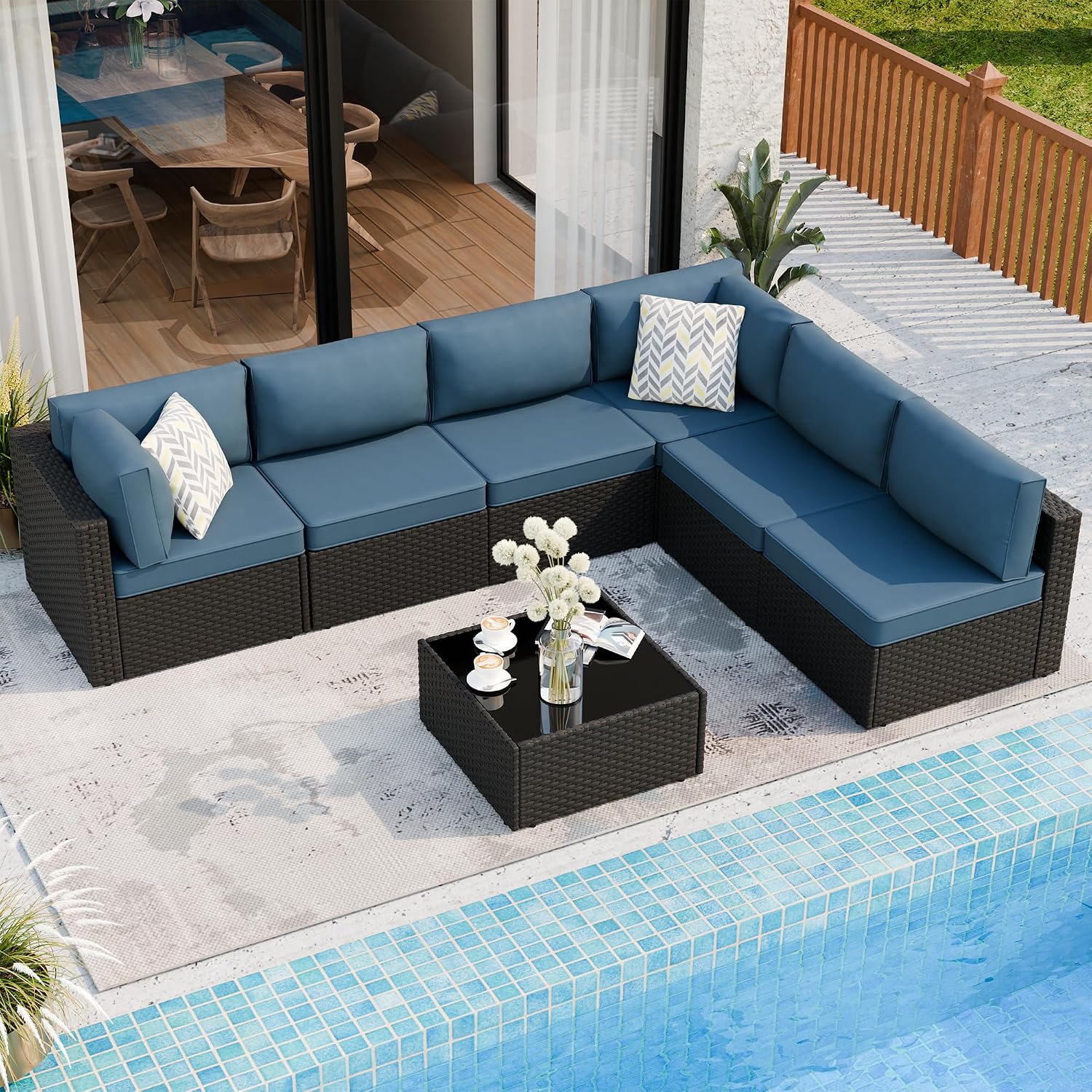 Thumbnail 6 de Shintenchi Patio Furniture Set, 5-Piece