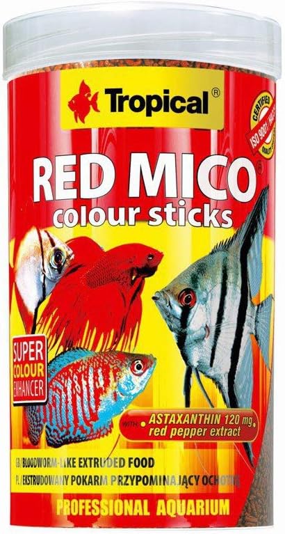 Detalle de Tropical Red Mico Colour Sticks 250 ml 🐟