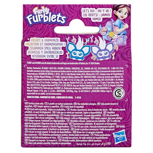Detalle 2 de Hasbro Furblets Loo-Lay peluche interactivo blanco 🎎