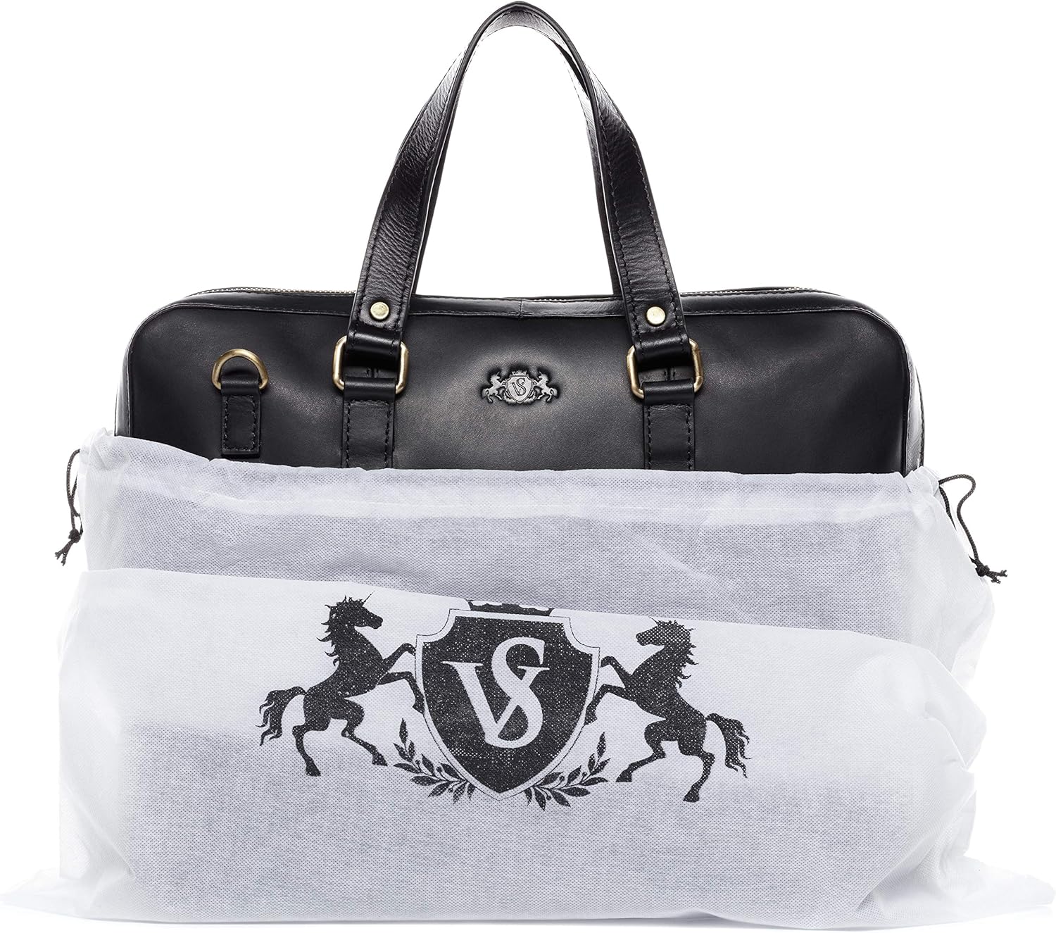 Thumbnail 4 de SID & VAIN Maguire Medium Laptop Bag — Real Leather Briefcase for 15.4in Laptops