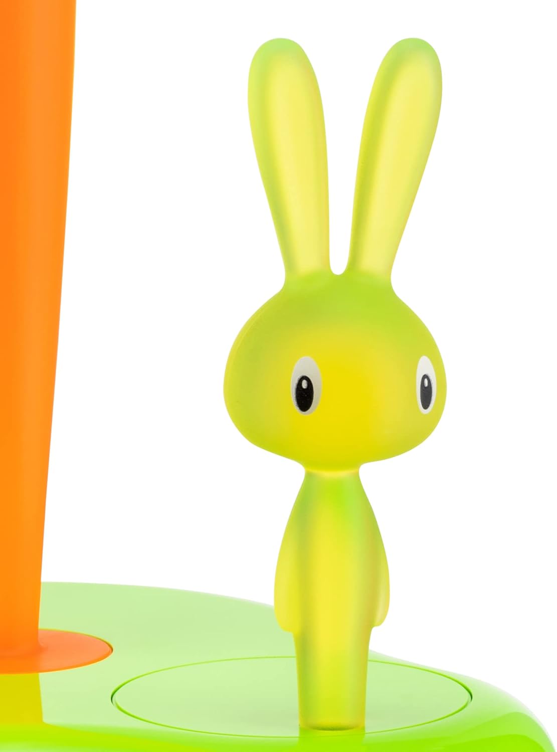 Detalle 2 de Alessi Bunny and Carrot Kitchen Roll Holder Tall, Green