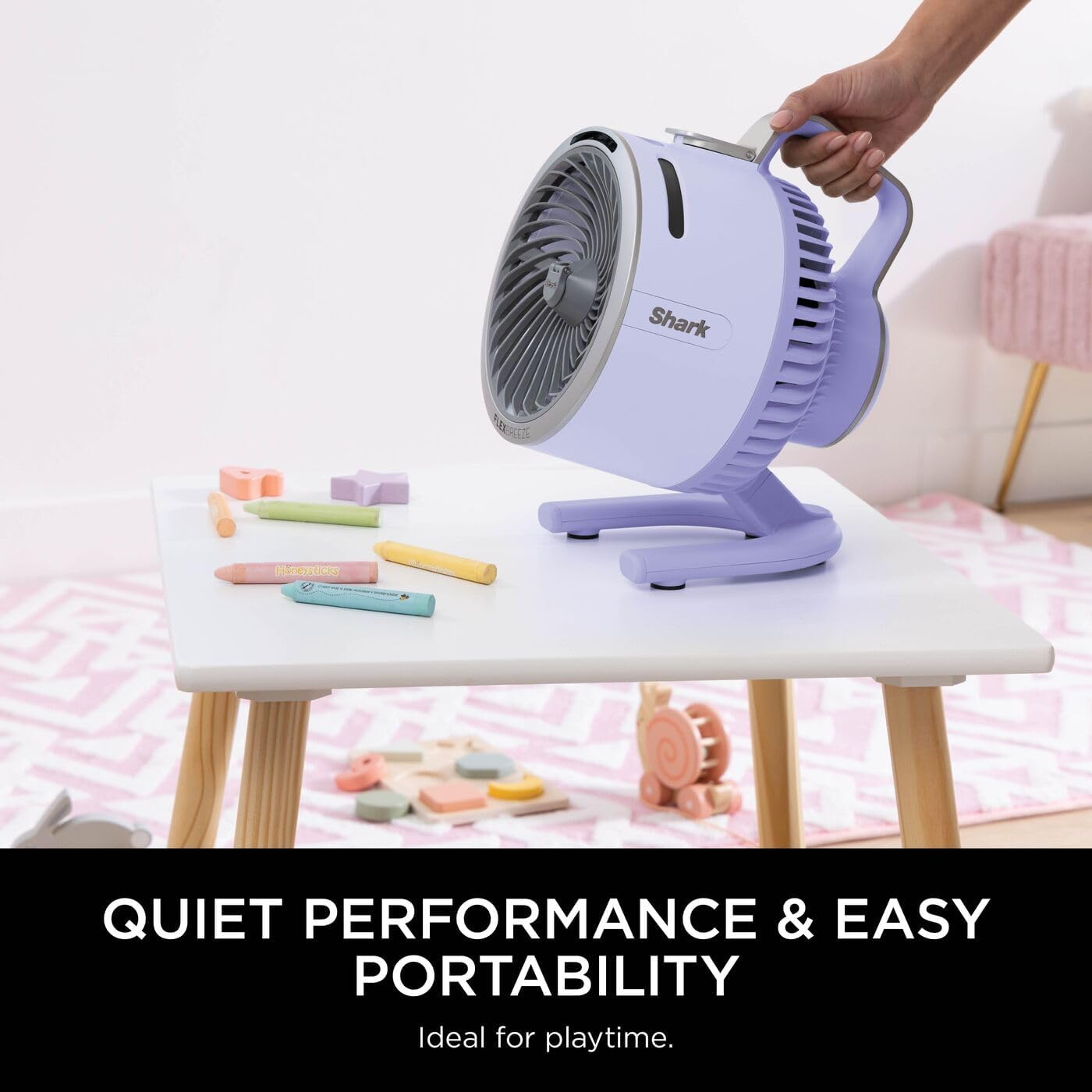 Thumbnail 5 de Shark FlexBreeze HydroGo Cordless Fan (FA050UKLV) with Misting – Portable indoor/outdoor cooling in lilac