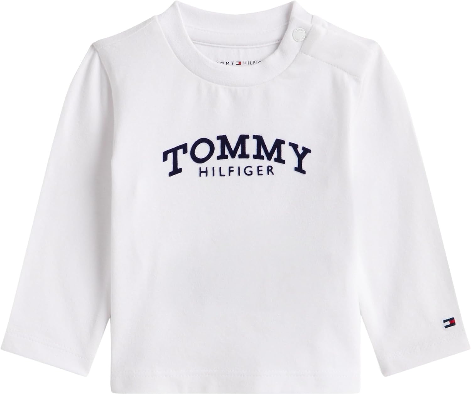 Detalle de Tommy Hilfiger Unisex Monotype Logo Tee L/S (Kn0kn02147)