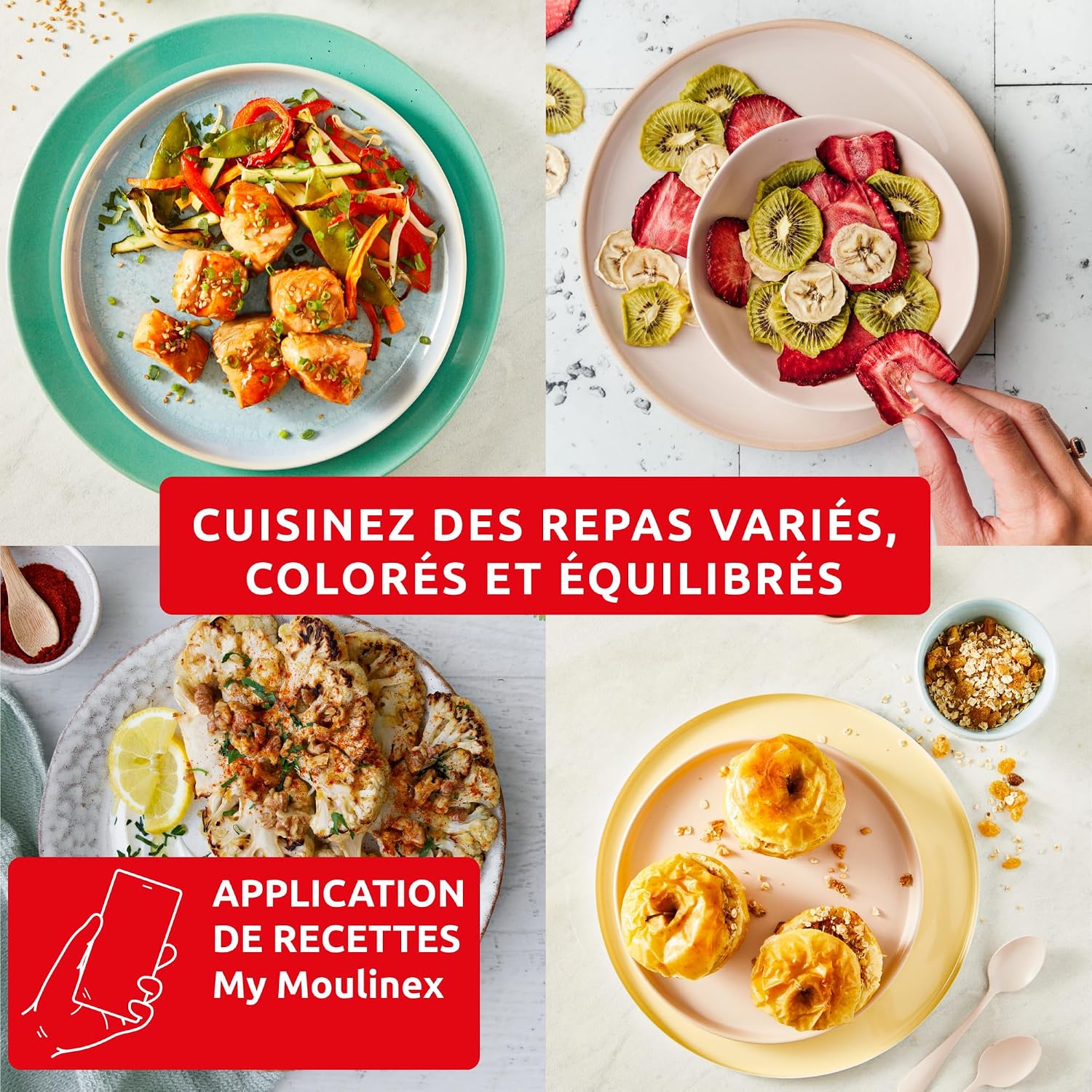Thumbnail 5 de Moulinex Easy Fry Pop airfryer, 5 liter, 10 programma’s en eucalyptus