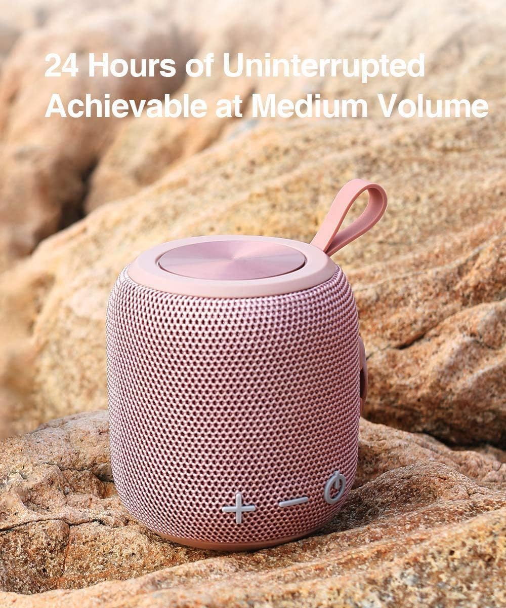 Thumbnail 3 de Bluetooth Speaker Portable 5.0 Dual Pairing – 360° HD Sound, IPX7 Waterproof (Pink)