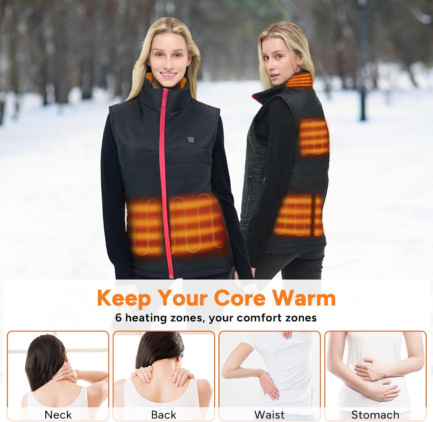Detalle 2 de DR.PREPARE Women’s Heated Gilet 3-level