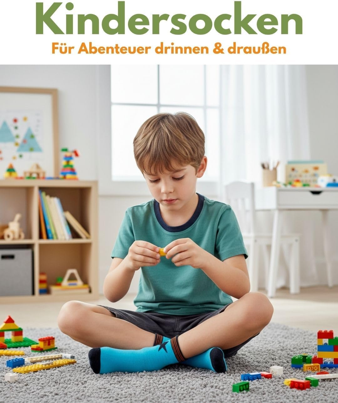 Thumbnail 1 de sockenkauf24 10 Paar Kinder Socken aus Baumwolle für Jungen & Mädchen