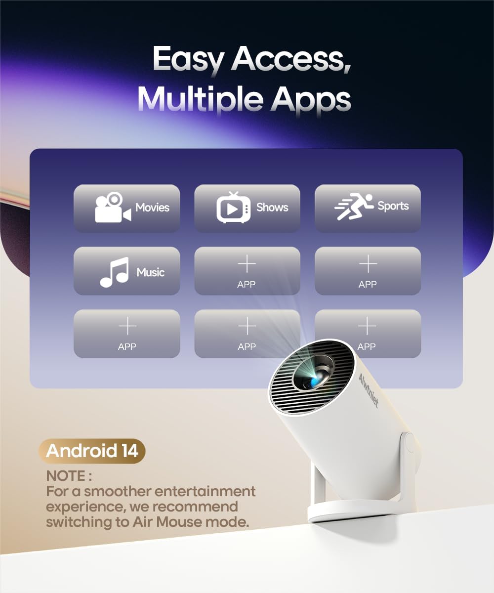 Detalle de Mini projector HY300Pro