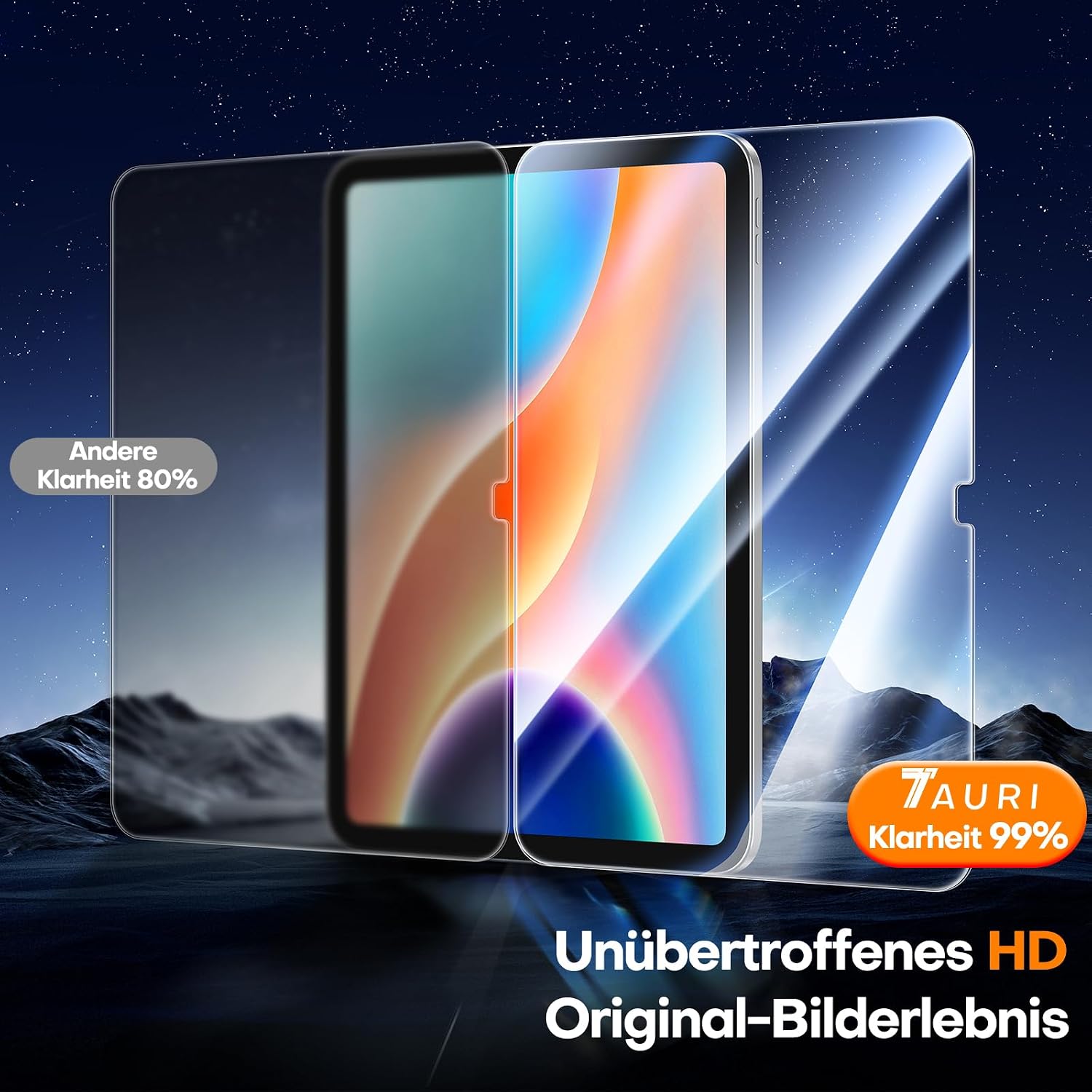 Thumbnail 6 de TAURI 2er-Set Displayschutzglas für iPad A16 (11. / 10. Gen) – 9H Full-Screen Schutzglas, Staubfreie Montagehilfe