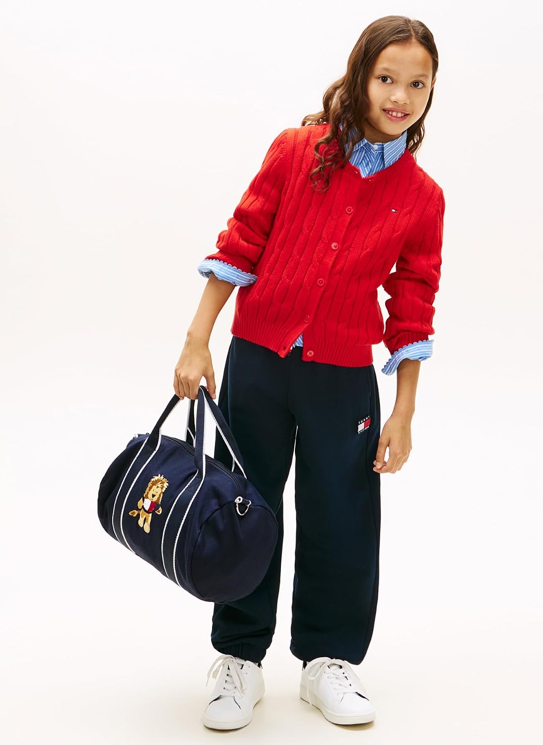 Detalle de Tommy Hilfiger Heritage Flag Sweatpants Ks0ks00715 – Pantaloni da jogging unisex