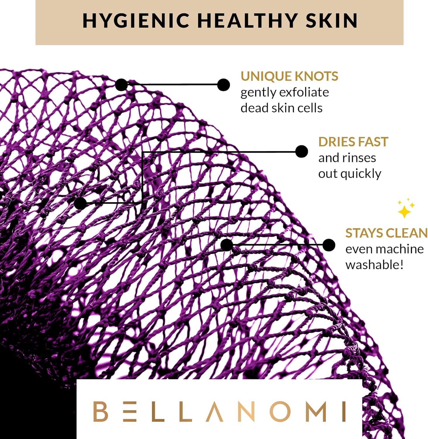 Thumbnail 5 de African Exfoliating Net Sponge 45 inch