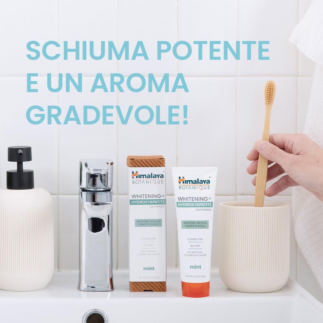 Detalle de Himalaya Botanique Dentifricio sbiancante all'idrossiapatite 113g