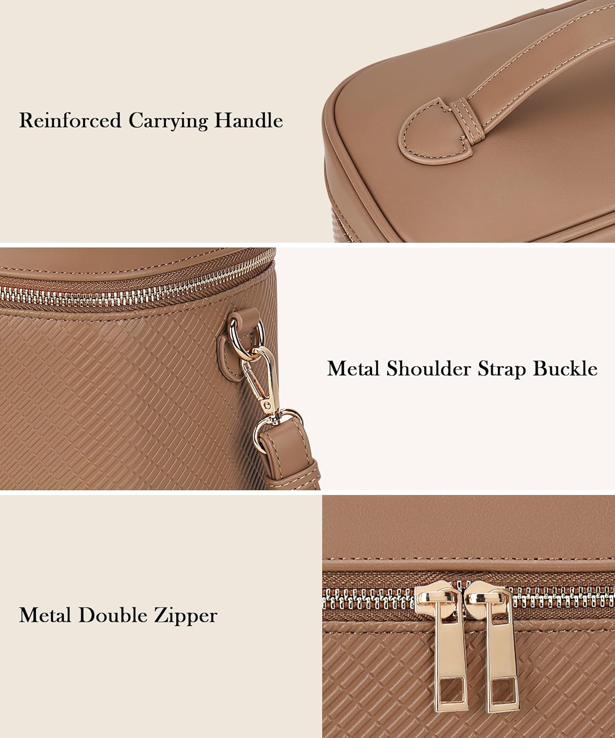 Detalle de Youngoa Large Makeup Bag 26 x 17 x 14 cm