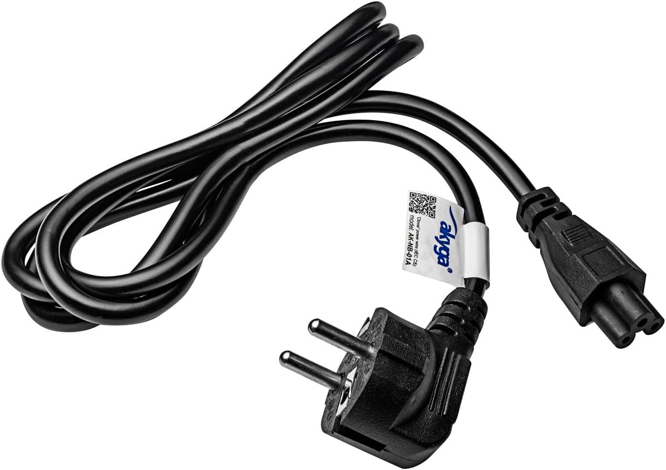 Detalle de AKYGA Câble d’alimentation Type Trebol 1,5 m PHASAK – Noir