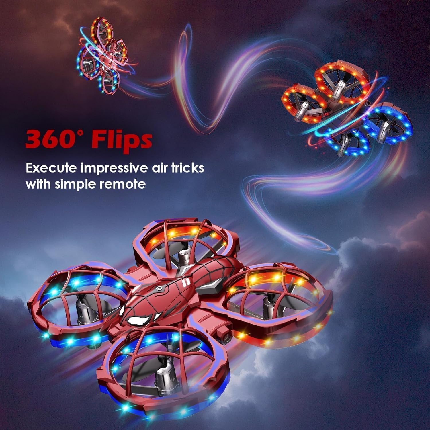Thumbnail 3 de Innofans Mini Drone for Kids: Safe, Beginner-Friendly LED Flyer for Ages 8–14