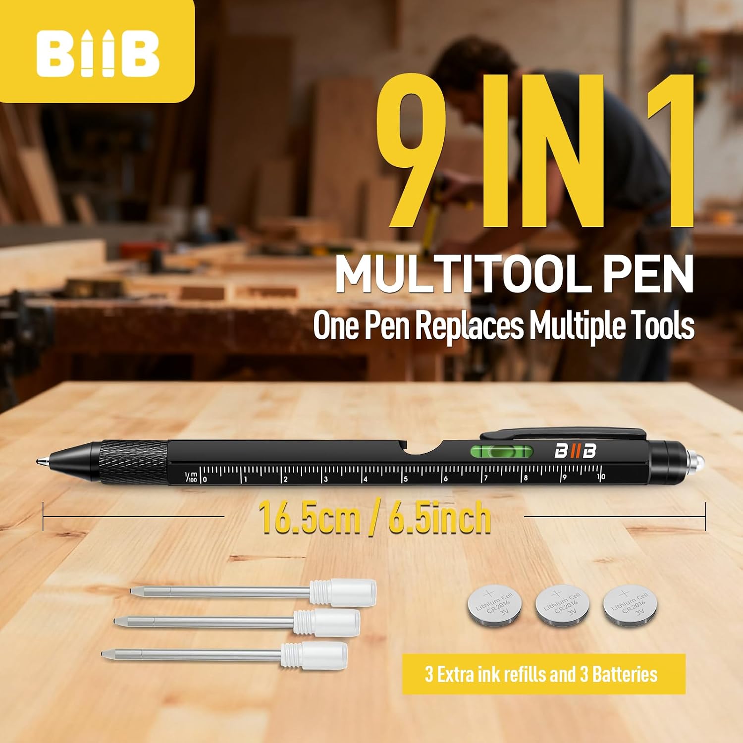 Detalle de BIIB Multitool Pen, Aluminum