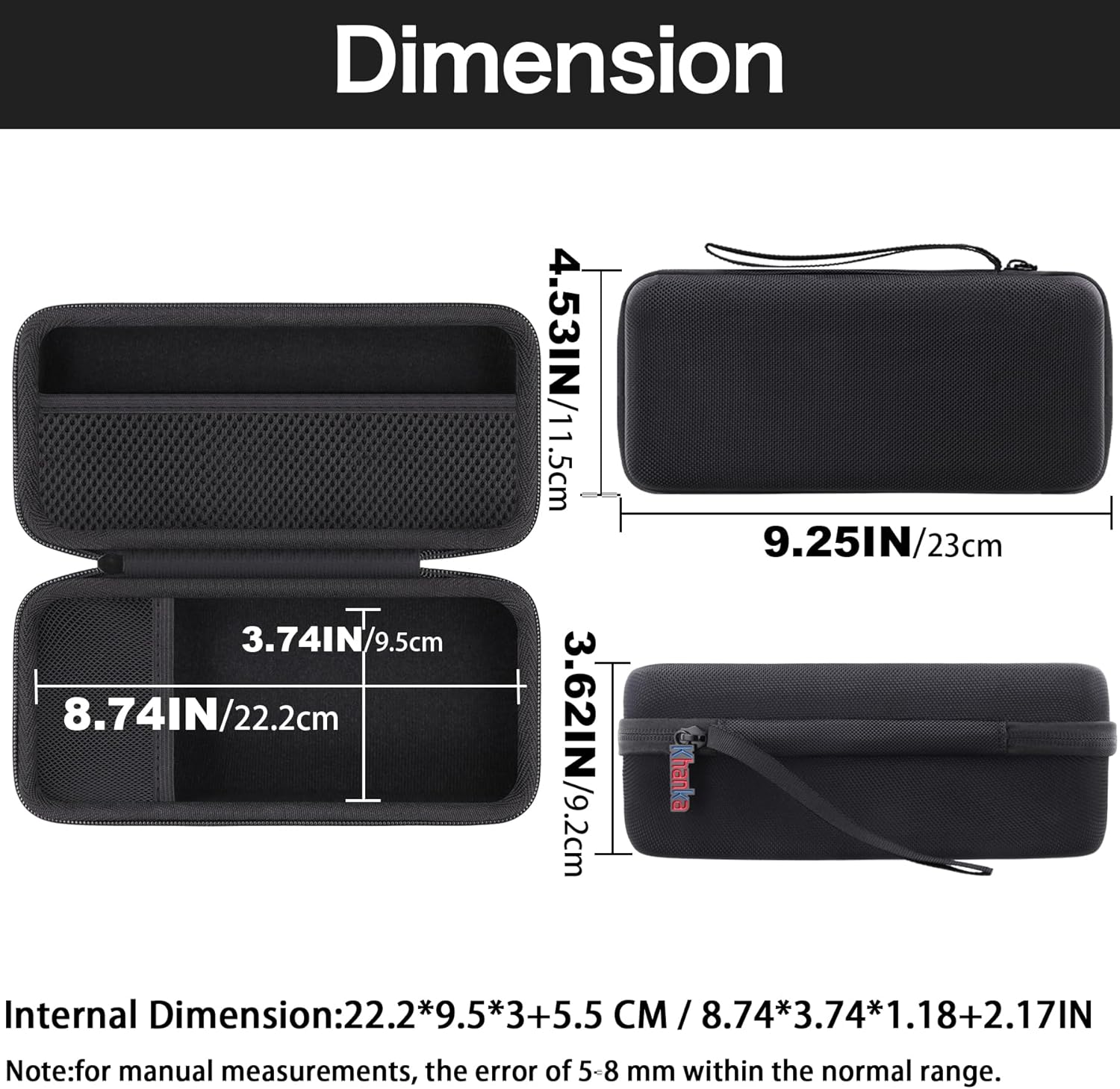 Thumbnail 2 de Khanka Case for DYMO LetraTag LT-100H/LT-100H Plus – Case Only