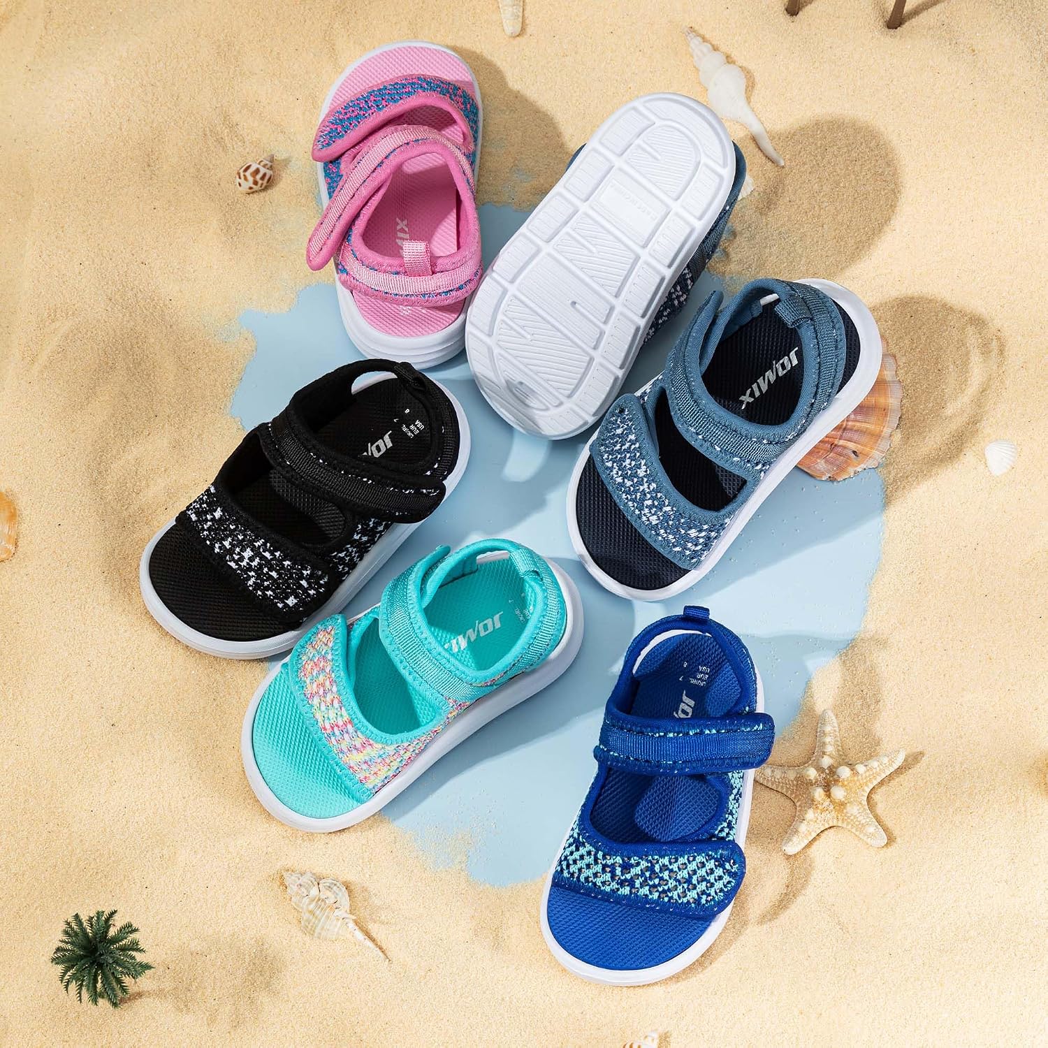 Thumbnail 6 de JOMIX kindersandalen met klittenbandsluiting voor strand en zwembad