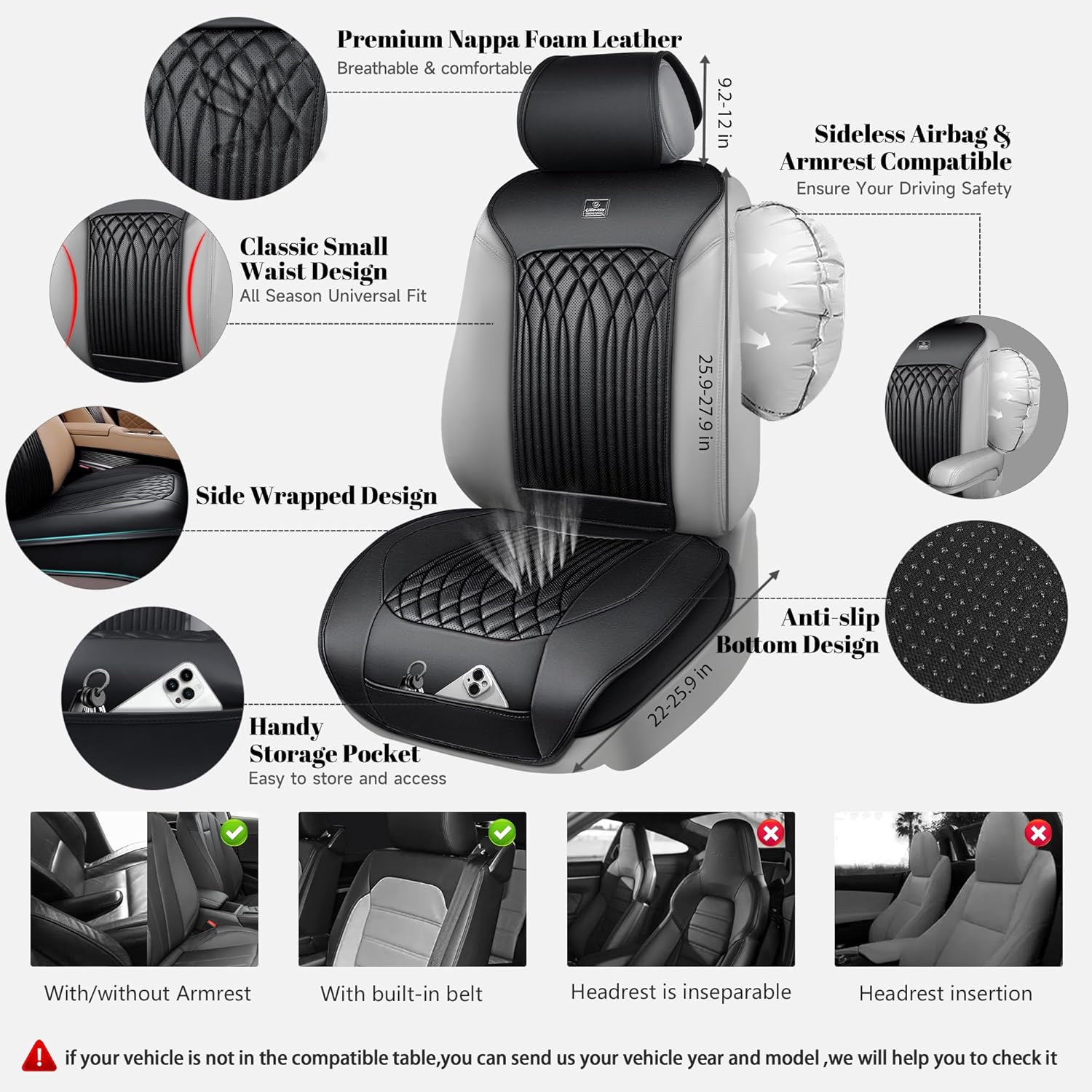 Detalle 2 de CAR PASS Sideless Car Seat Protector