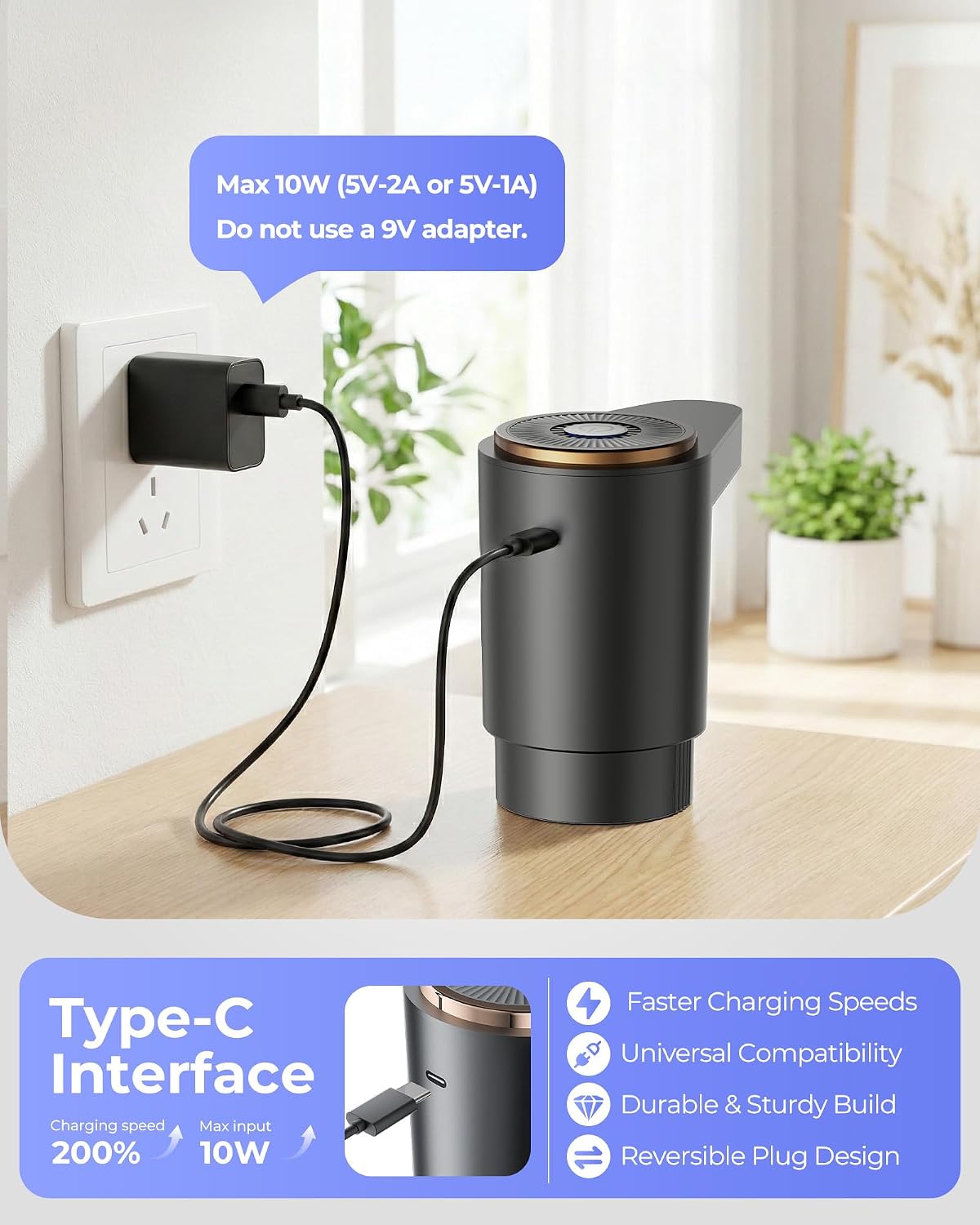 Thumbnail 6 de Cozycharm Z02 Water Jug Pump, USB-C Rechargeable, Dual Motors