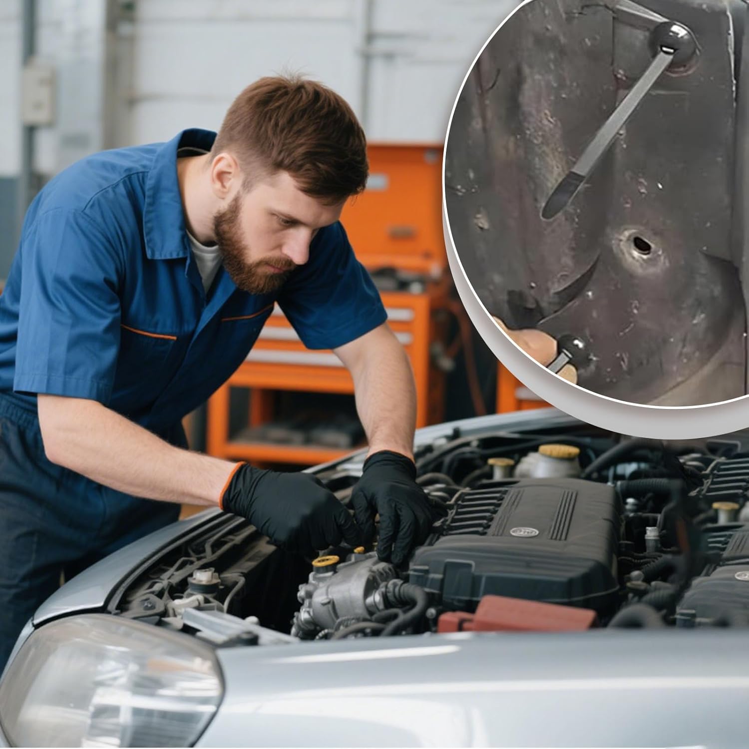 Detalle 2 de Kabelbinder Schwarz – Selbstsichernd, 20/50/100 Stk. | Universell einsetzbar im Auto und Alltag