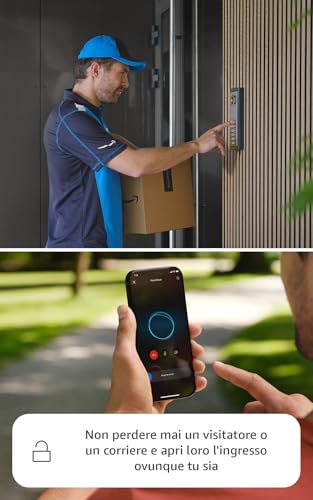 Detalle de Ring Intercom Audio: citofono intelligente con audio in streaming, chiavi virtuali e accesso remoto
