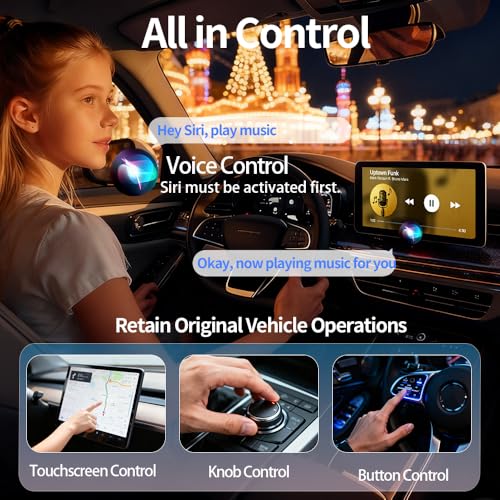 Thumbnail 5 de MUSHUI CarPlay inalámbrico 2 en 1 10+